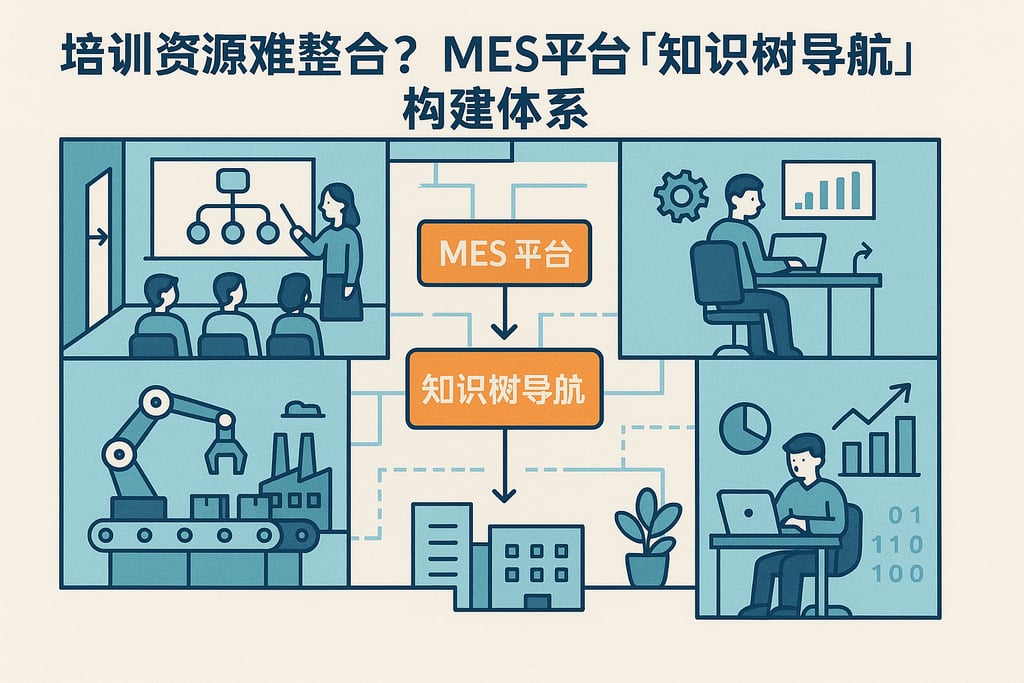 培训资源难整合？MES 平台「知识树导航」构建体系